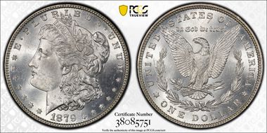 1879 $1 MS64