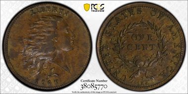 1793 1C Wreath, S-6 AU53BN