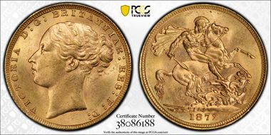 1872 Sov S-3856A St. George MS64