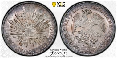 1865-C CE 8 R Cn22 5 Pt. Star MS64