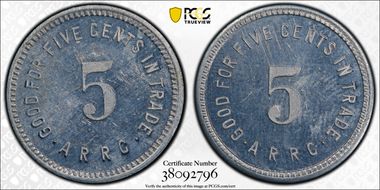 (1935-1936) 5C Alaska RRC Bingle MS62