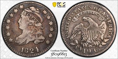 1824/2 10C JR-2 VF20