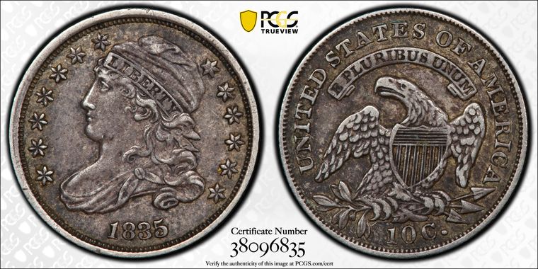 Cert 38096835 - Coin Image