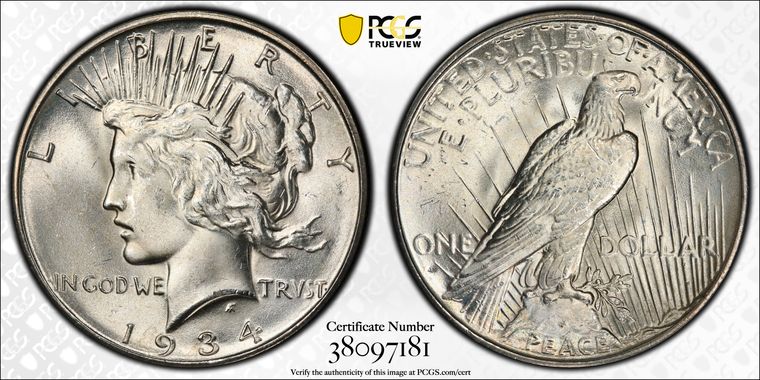 Cert 38097181 - Coin Image