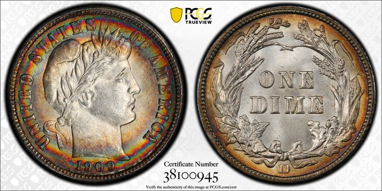 Cert 38100945 - Coin Image