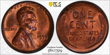 1955 1C MS64RB