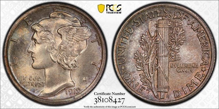 Cert 38108427 - Coin Image