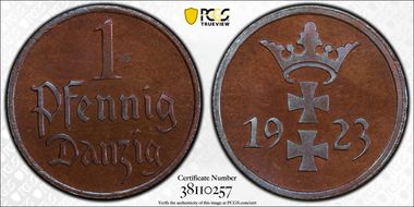 1923 Pfg KM-140 PR66BN