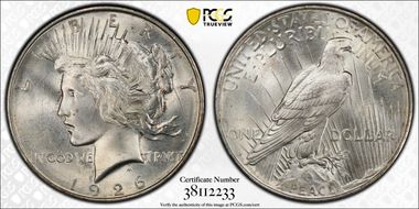 1926-D $1 MS65