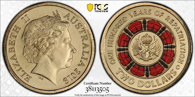 Cert 38113505 - Coin Image