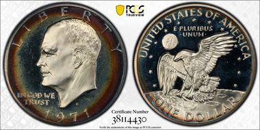 1971-S $1 Silver PR67+ DCAM