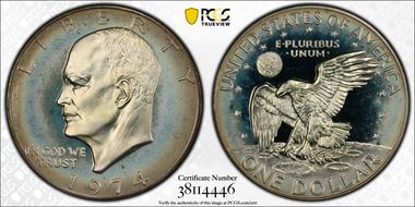 1974-S $1 Silver PR67CAM