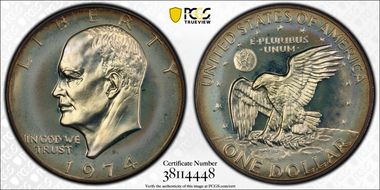 1974-S $1 Silver PR67CAM