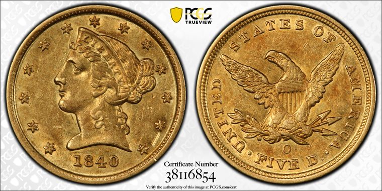 Cert 38116854 - Coin Image