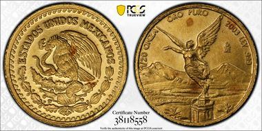 2003-Mo 1/20 oz Libertad Au MS67