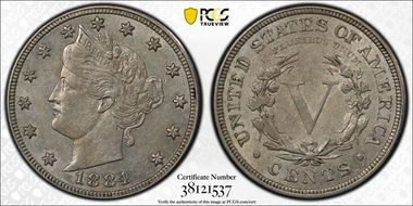 1884 5C AU55