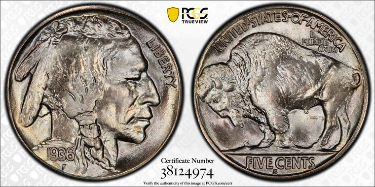 Cert 38124974 - Coin Image