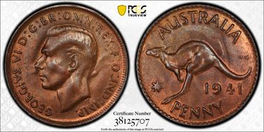 1941 Y. (p) 1D MS64RB