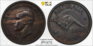 1942 (b) 1D Without I AU53BN