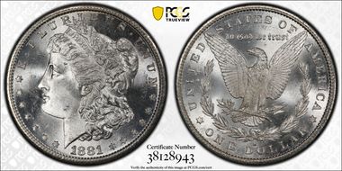 1881-S $1 MS66+
