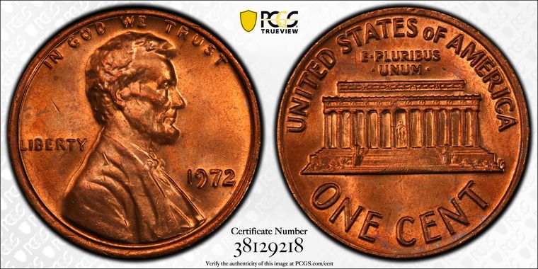 Cert 38129218 - Coin Image