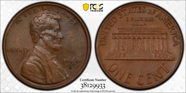 Cert 38129933 - Coin Image