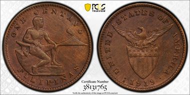 1919-S 1C MS62BN
