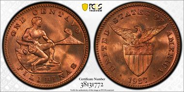 1927-M 1C MS65RD