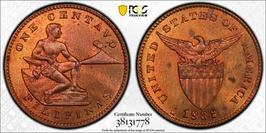 1932-M 1C MS63RB