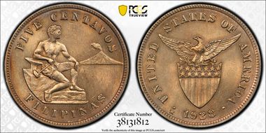 1928-M 5C Allen-4.15 MS63