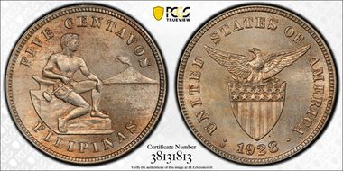 1928-M 5C Allen-4.15 MS63