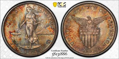 1903 50C KM-167  Ag MS64+