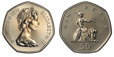 1979 50p S-H1 New Pence PR68