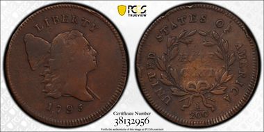 1795 1/2C LE, Punctuated Date F15BN