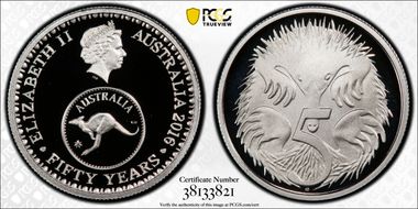 2016 5C 50 Yrs Decimal Currency PR70DCAM
