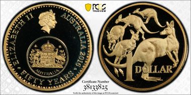 2016 $1 50 Yrs Decimal Currency PR69DCAM