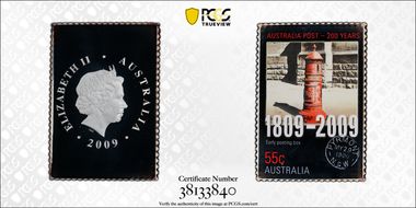 2009 55C 200 Ann. Australis Post Early Post Box Stamp PR68DCAM