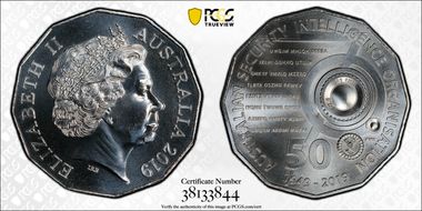 2019 50C ASIO 70th Anniversary MS68