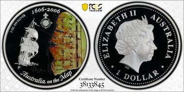 2006-P $1 400th Anniv. Duyfken PR69DCAM