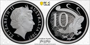 2007 10C Silver PR69DCAM