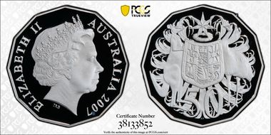 2007 50C Silver PR69DCAM