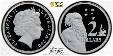 2007 $2 Silver PR69DCAM
