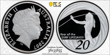 2007 20C Surf Lifesaver Silver PR69DCAM