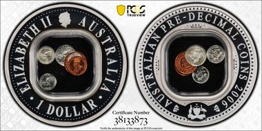 2006 $1 40th Anniv Pre-Decimal PR69DCAM