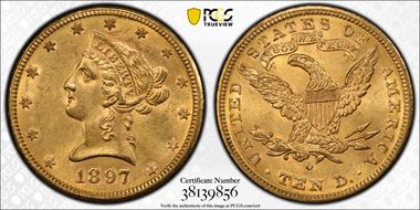 1897-O $10 MS62+