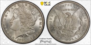 1880-CC $1 MS66+