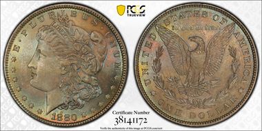 1880 $1 MS66