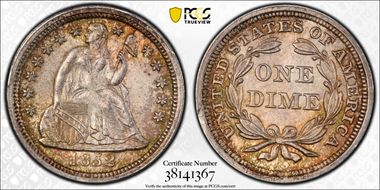 1852 10C MS65+