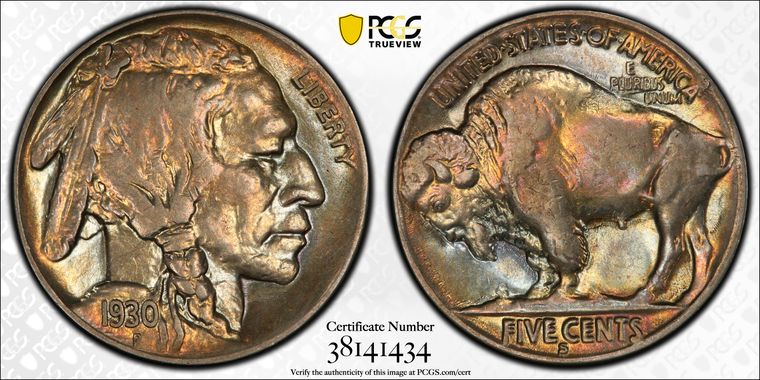 Cert 38141434 - Coin Image