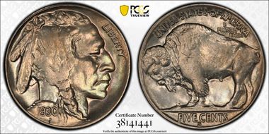 1930-S 5C MS62